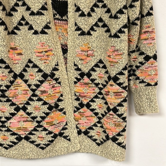 No Boundaries  Open Front  retro /boho Cardigan Sweater, XXL, 2XG 19, extra long - Picture 6 of 7